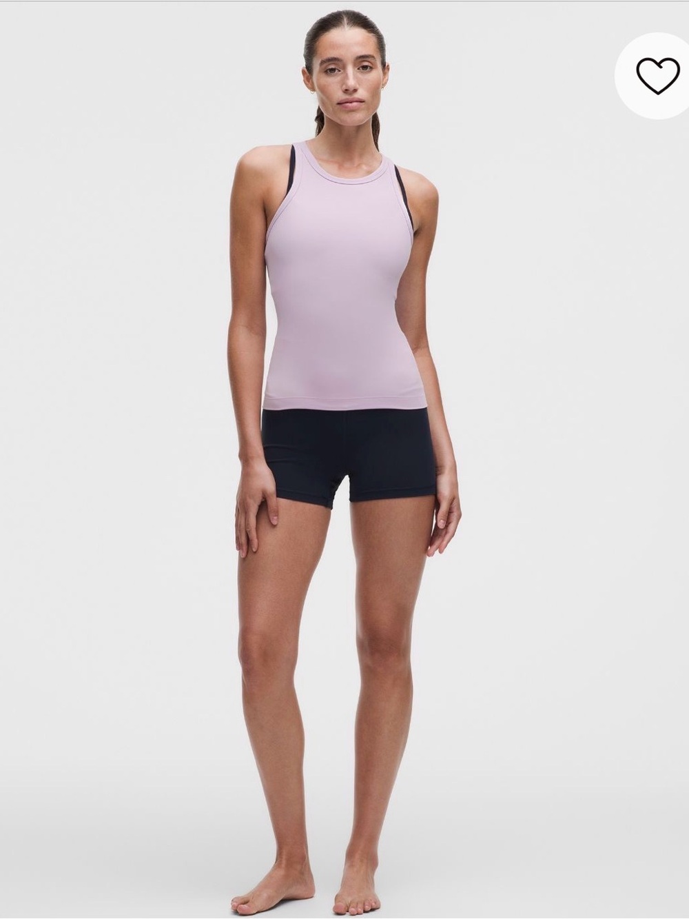 lululemon athletica Aline Racerback Tank Top- Light Pink